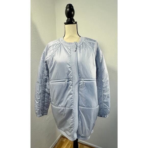 Free People Movement Ice Blue Down Packable Liner Jacket Coat XS NEW Oversized - Picture 6 of 15